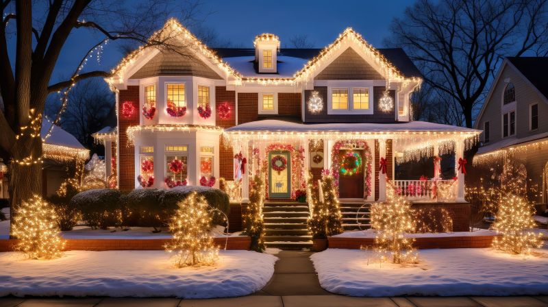 Holiday Lighting Installation